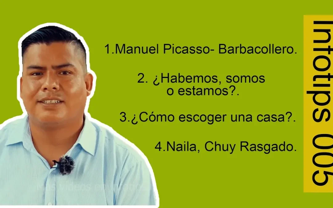 InfoTips 005: Manuel Picasso, barbacollero, ¿habemos?, escoger una casa por el Sol y Naila.